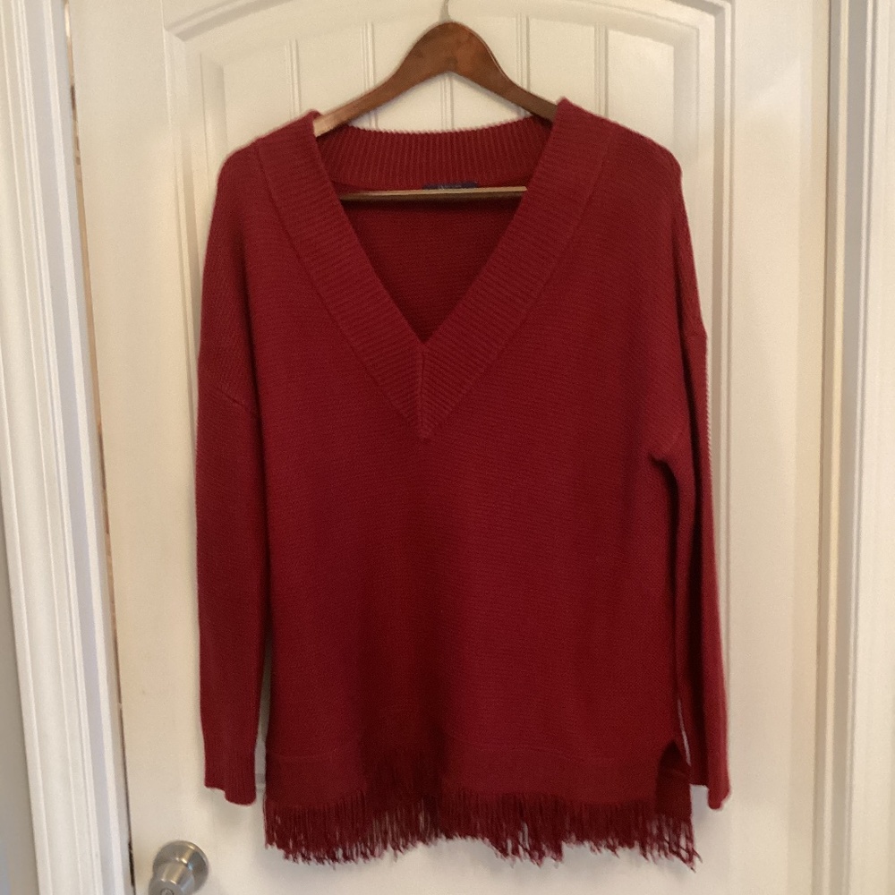 Deep Red Sweater